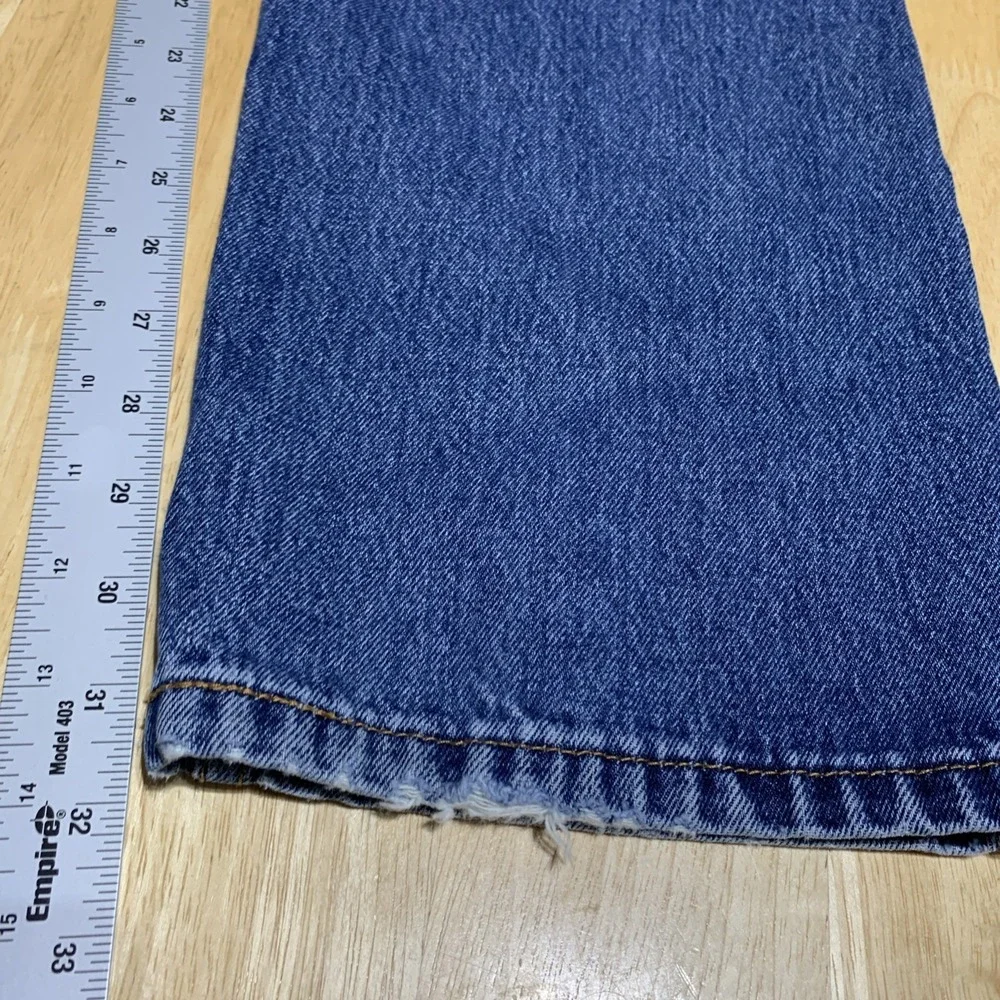 Levi's‎ 505 Jeans Mens Size 34x32 Medium Wash Blue Denim Mid Rise